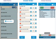 Add Items and Create Order